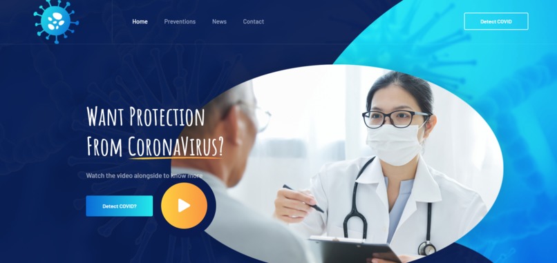 Covid-19 Detector – screenshot 1