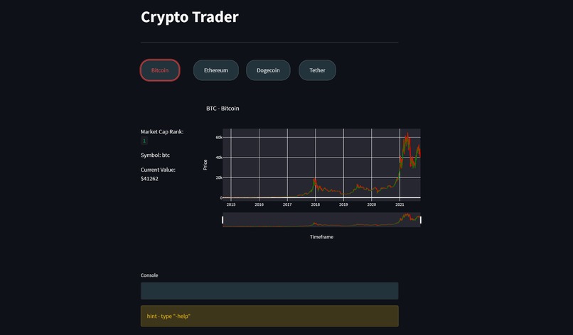 CryptoTrader – screenshot 2