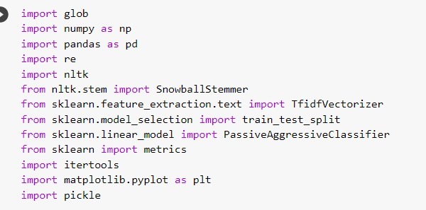 Fake News Detector (Team-57 The Decision Trees) – screenshot 2