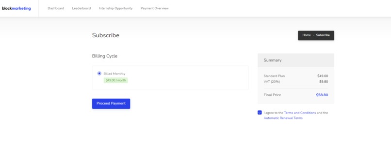 Block Marketing – screenshot 2