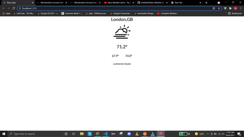 Natu-Weather – screenshot 1