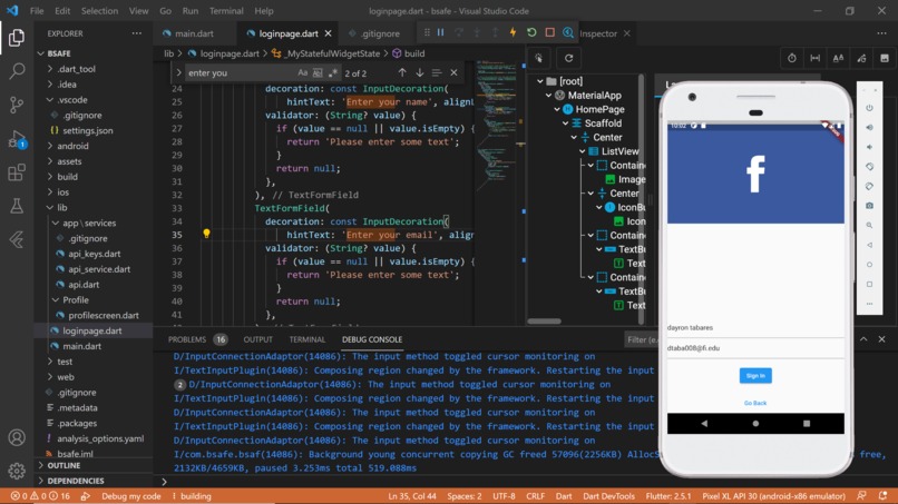 bSafe – screenshot 2