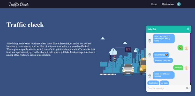Traffic check – screenshot 3