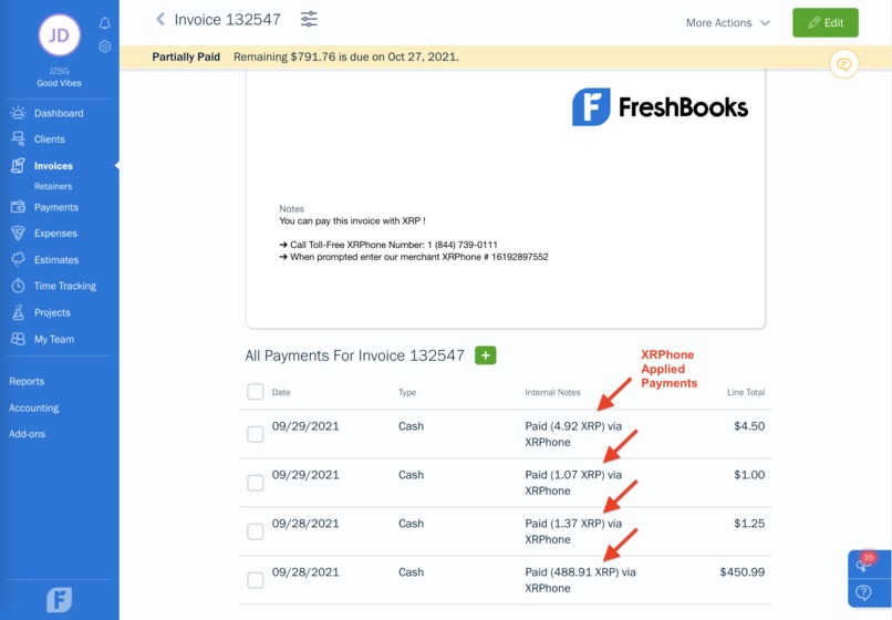 XRPhone – screenshot 10