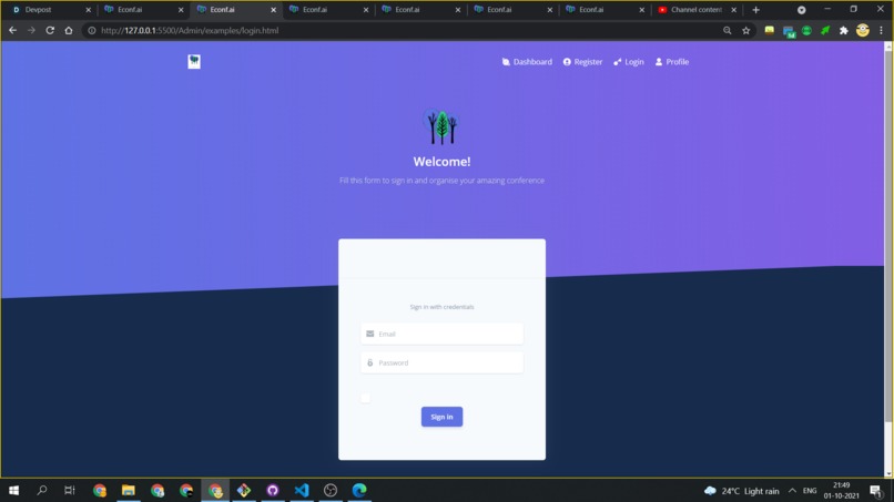 Econf.ai-A mission driven app to make Earth a better place – screenshot 2