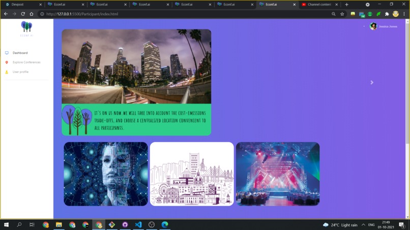 Econf.ai-A mission driven app to make Earth a better place – screenshot 3