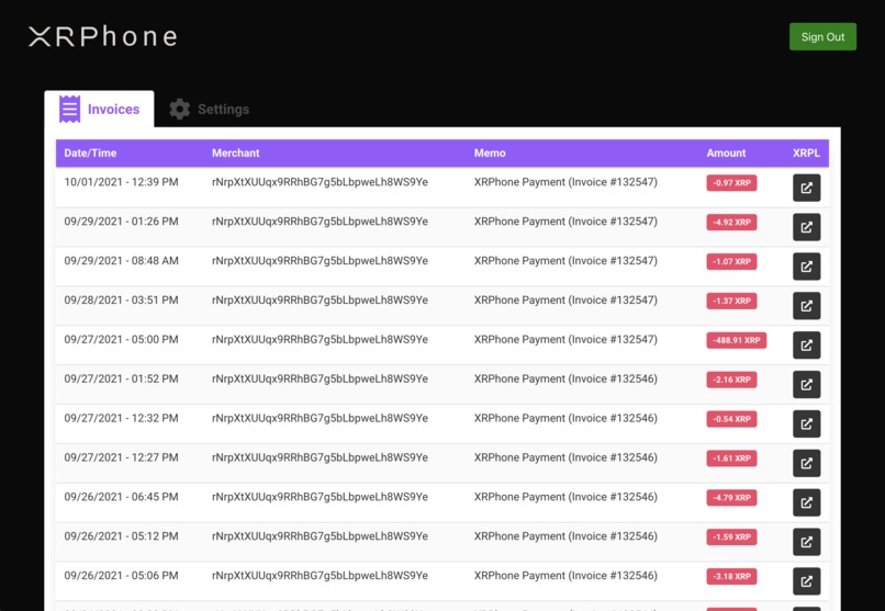 XRPhone – screenshot 3