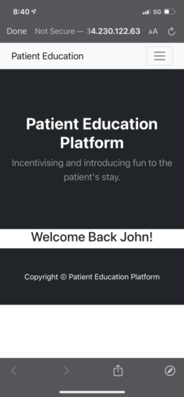 Patient Education Platform – screenshot 2