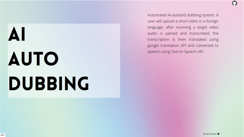 AI Assisted Auto Dubbing (soft submition) – screenshot 1