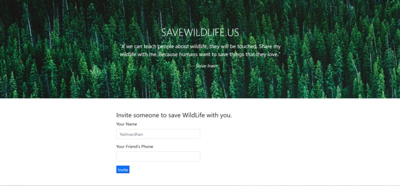 save-wildlife-with-us – screenshot 1