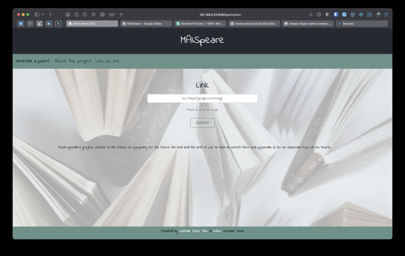MAISpeare – screenshot 2
