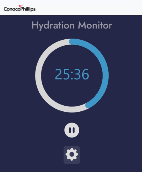 Hydration Monitor – screenshot 1