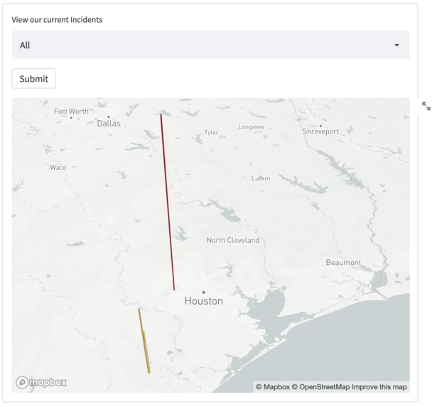 IncidenceReporting – screenshot 2