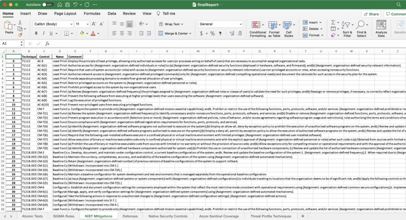 Automated Threat-Informed Defense Assessment Tool – screenshot 5