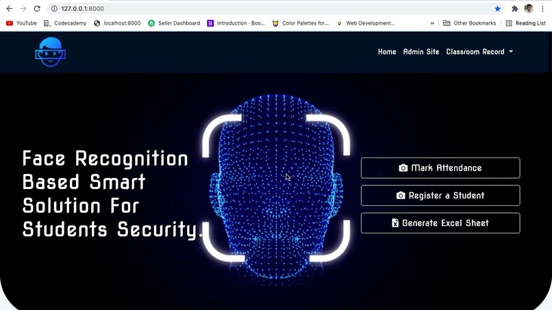 Face Recognition Based Smart Solution for Students Security. – screenshot 3