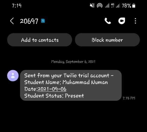 Face Recognition Based Smart Solution for Students Security. – screenshot 7