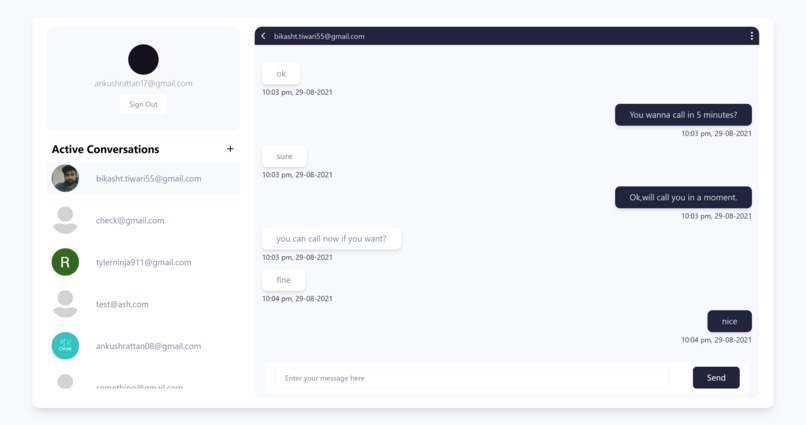 Chat-U (Chat App) – screenshot 3