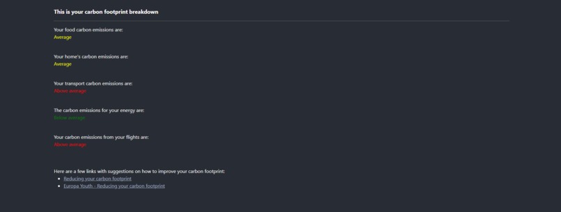 GCEC: Global Carbon Emissions Calculator – screenshot 2