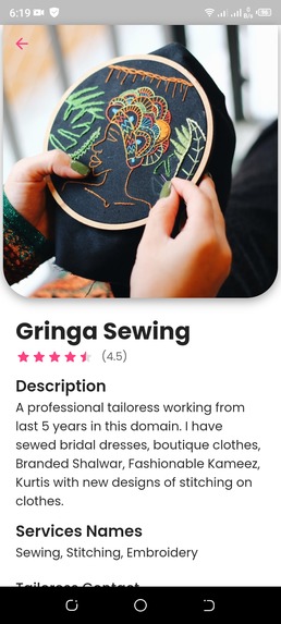 WeTailoress – screenshot 4