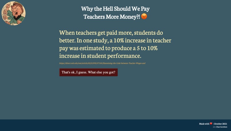 Pay Teachers More – screenshot 1