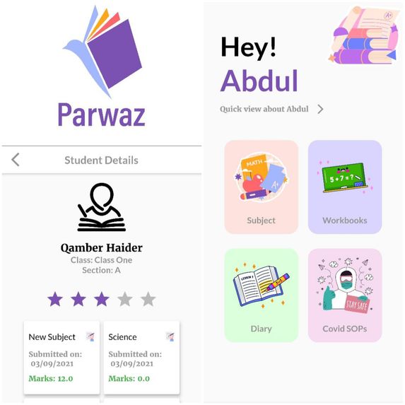 Parwaz (E-School with innovation) – screenshot 2