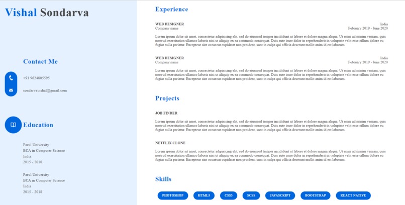 Resume Builder – screenshot 2