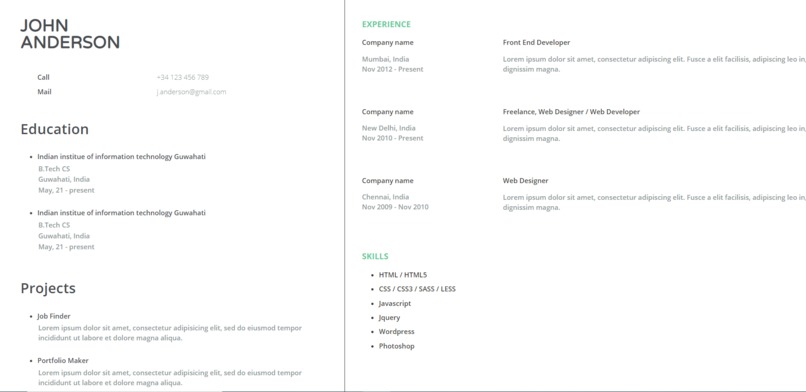 Resume Builder – screenshot 1