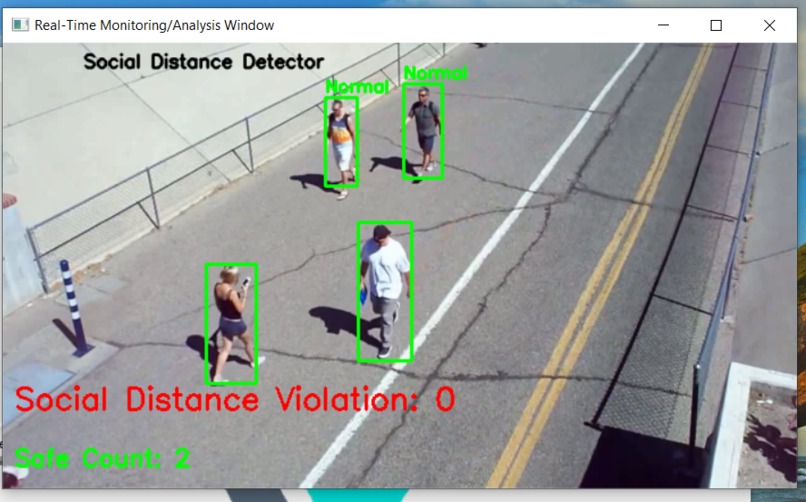 Social Distancing and Face Mask Detection  – screenshot 3