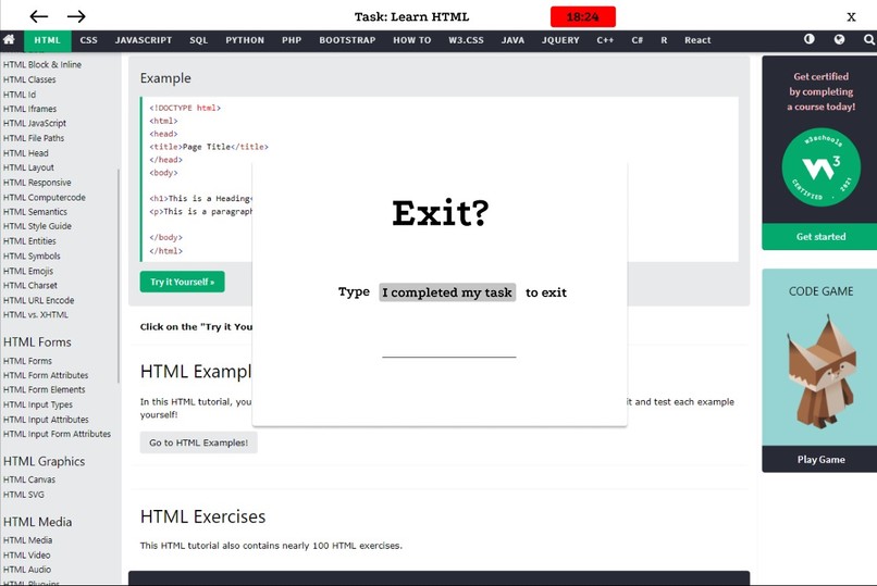 Focus Browser – screenshot 1