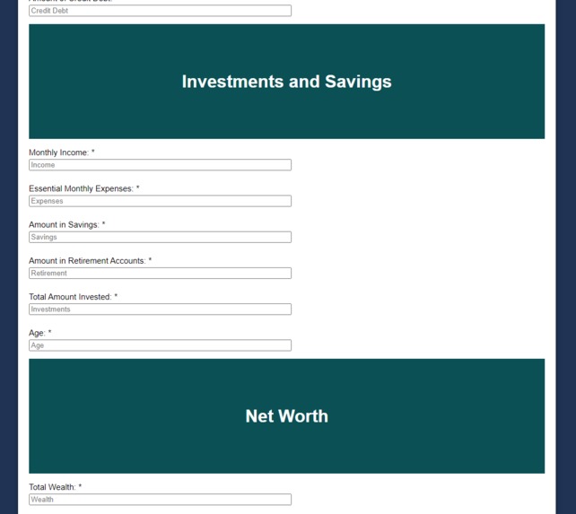 Financial AI – screenshot 2