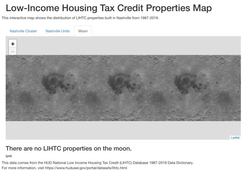 Nashville LIHTC Properties Distribution Map – screenshot 3