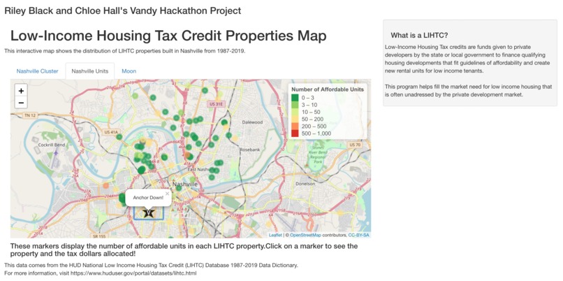 Nashville LIHTC Properties Distribution Map – screenshot 2