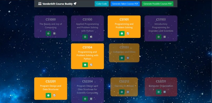 Vandy Course Buddy – screenshot 1