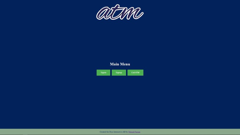 Virtual ATM – screenshot 2