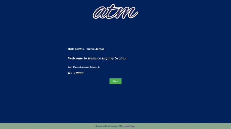 Virtual ATM – screenshot 9