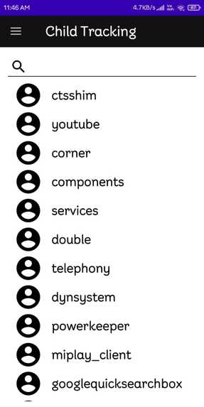 child tracking – screenshot 4