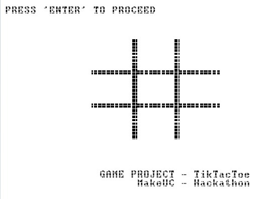 TicTacToe Game using Jack Language – screenshot 1