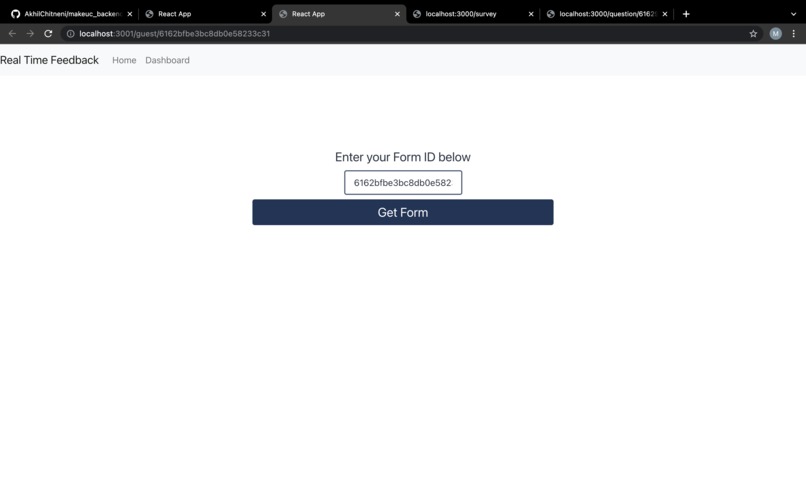 Real Time Feedback – screenshot 1