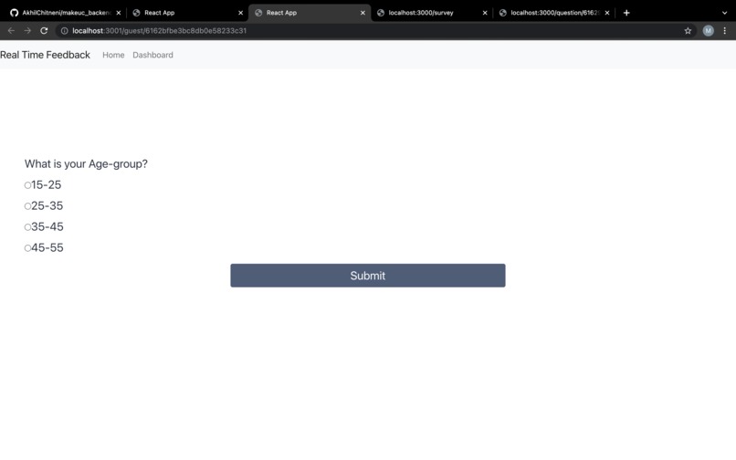 Real Time Feedback – screenshot 3