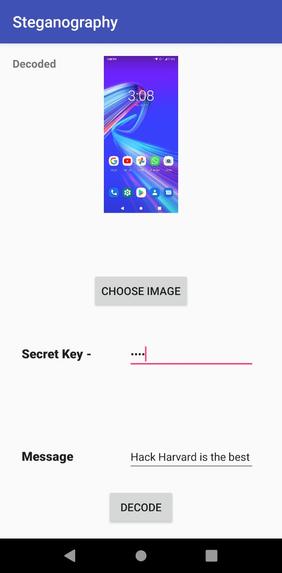 Image Steganography App – screenshot 4