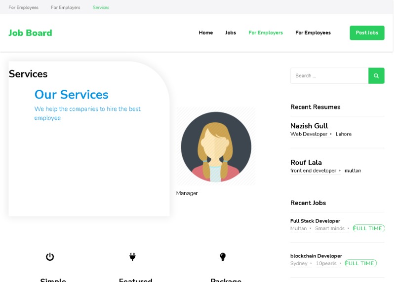 job board  – screenshot 3