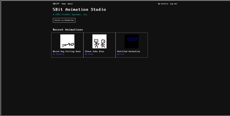 FiveBit Animation Studio for MS-DOS – screenshot 3