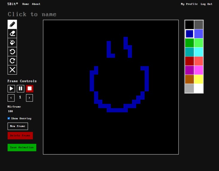 FiveBit Animation Studio for MS-DOS – screenshot 1