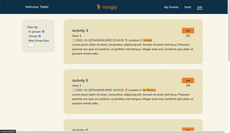 Mingly – screenshot 3