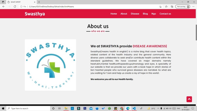 SWASTHYA – screenshot 2