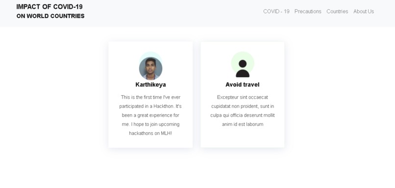 COVID-19 Impact on Countries: Live stats – screenshot 3