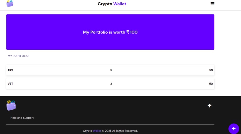Crypto Wallet – screenshot 1