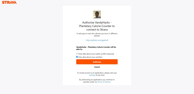 Galactic Calorie Counter – screenshot 2