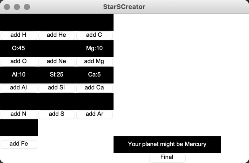 StarSCreator – screenshot 1