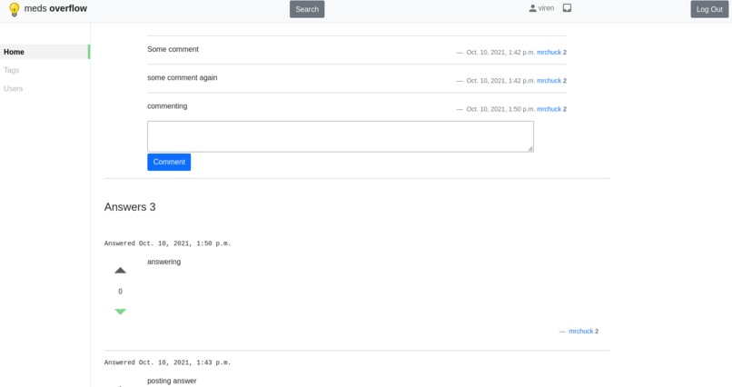 medsoverflow – screenshot 3